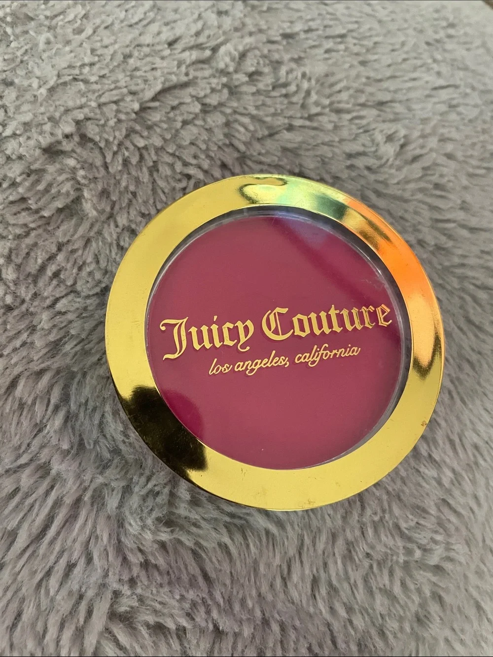 Juicy Couture Rose Pink Cream Blush with Gold Trim